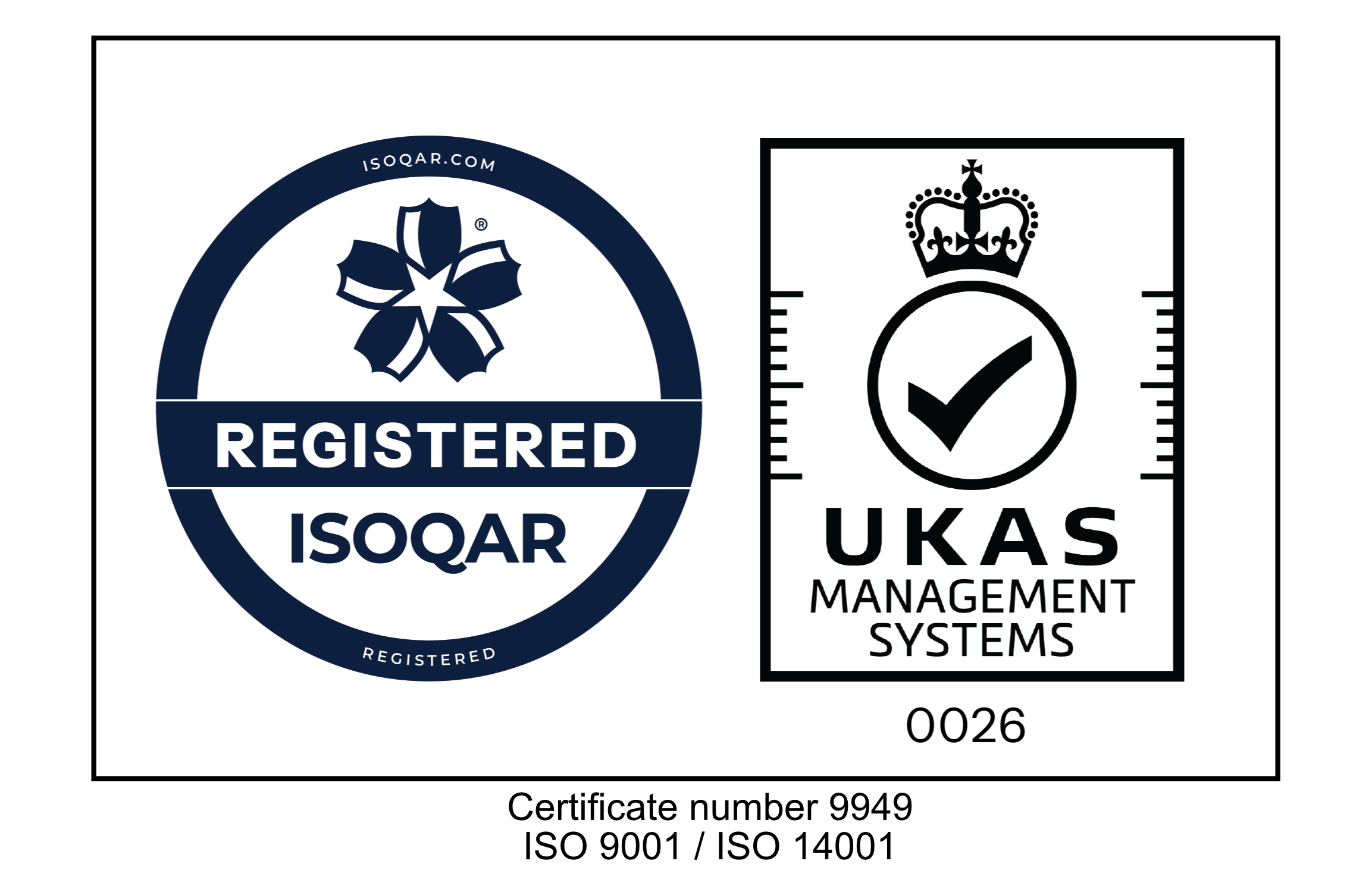 ISOQAR Certificate logo